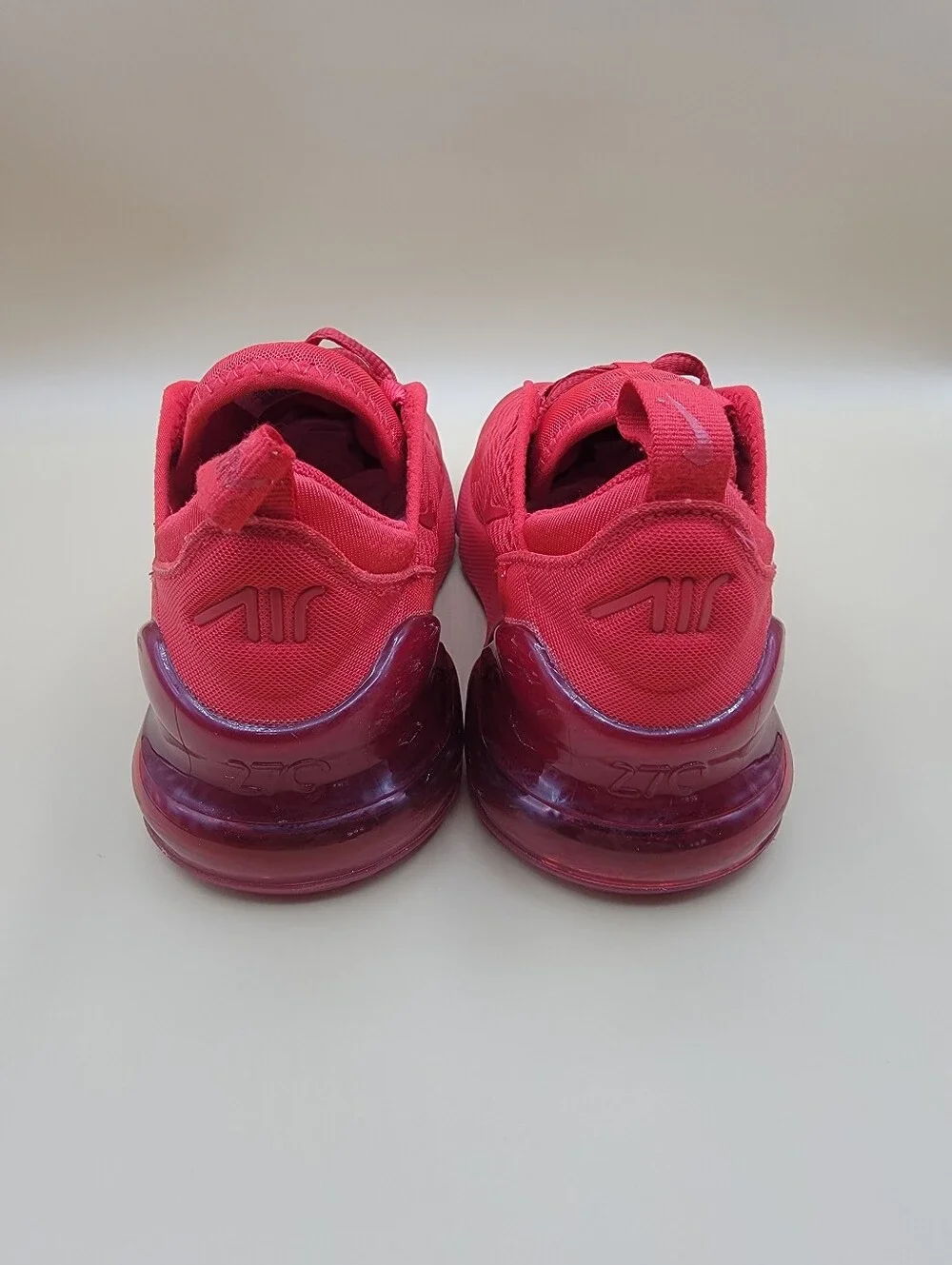 Nike Air Max 270 RF Little Kid's Shoes Size 13C Red Boys Girls Running Walking